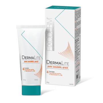 DermaLite cremă pentru piele sensibilă și grasă, 50 g